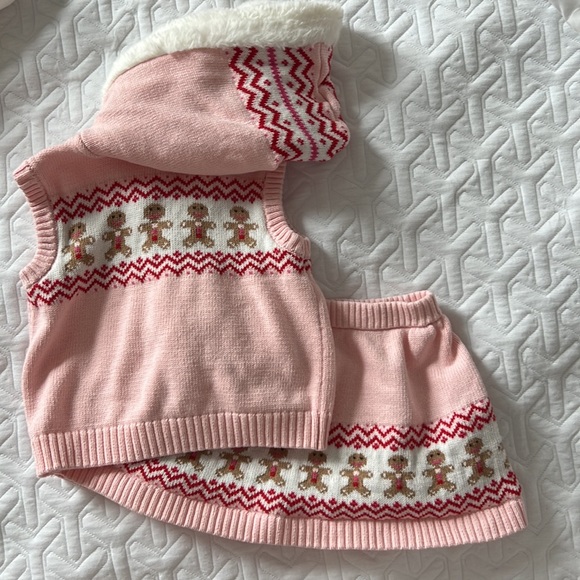 Gymboree gingerbread Matching winter christmas Outfit 2 Piece Set - Picture 2 of 6